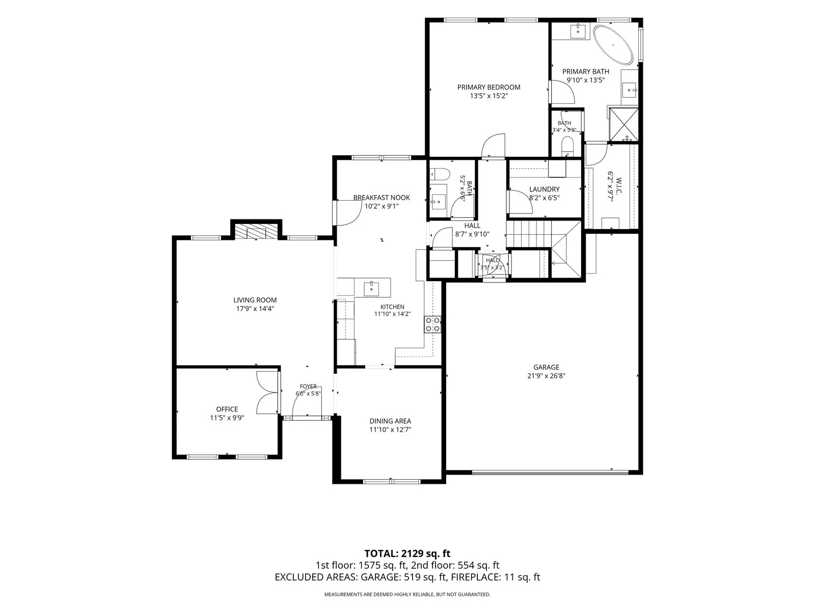 Floor plan, first sheet