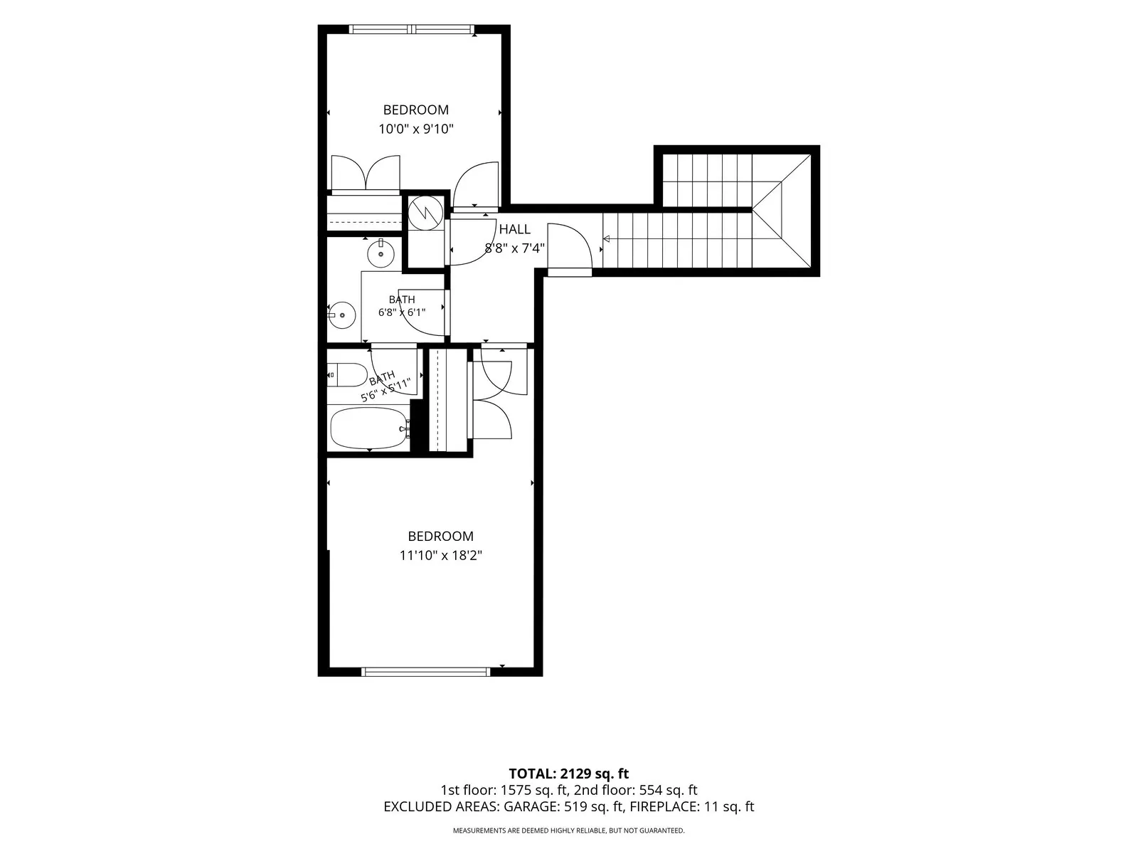 Floor plan, second sheet