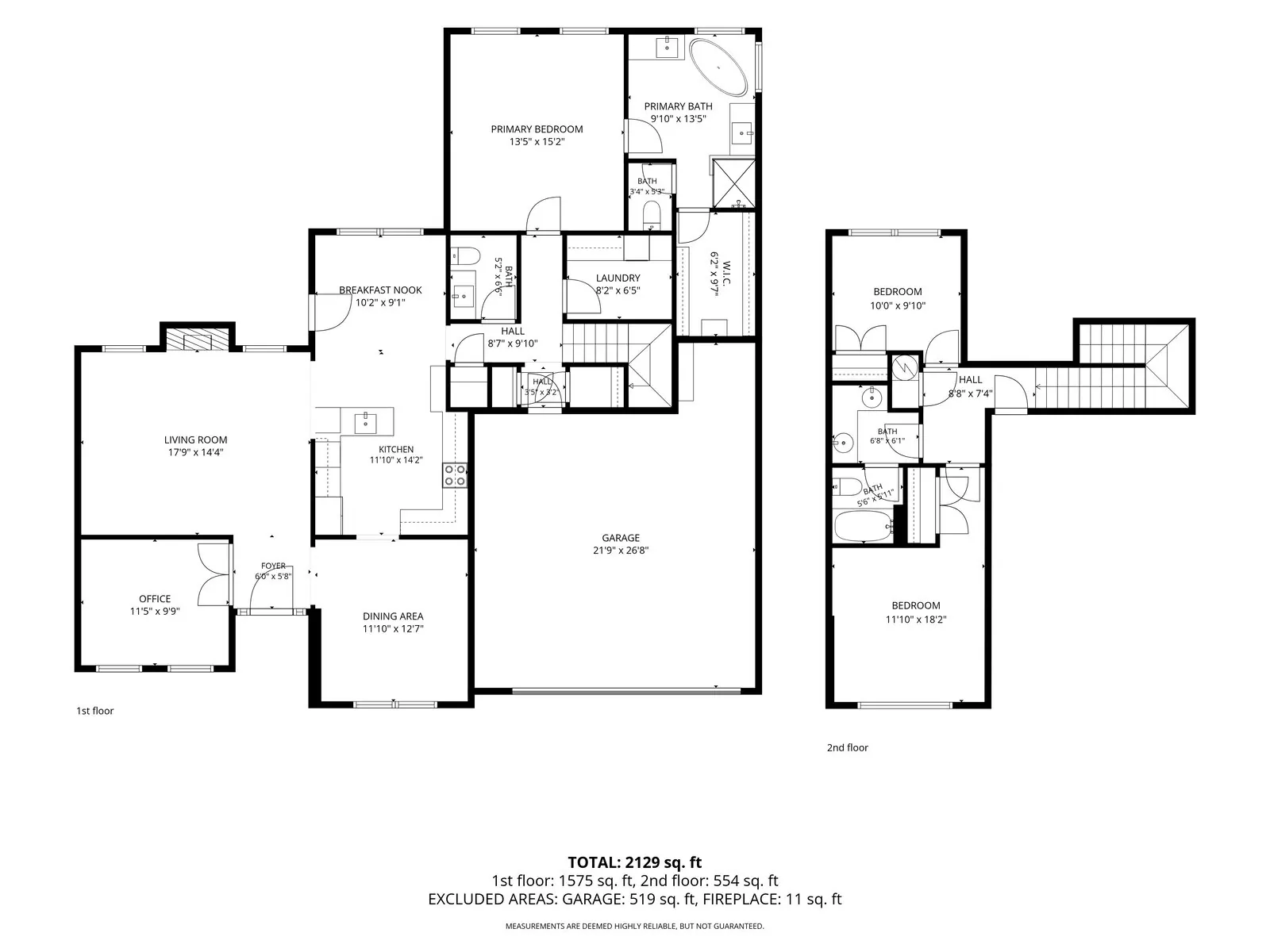 Floor plan, third sheet
