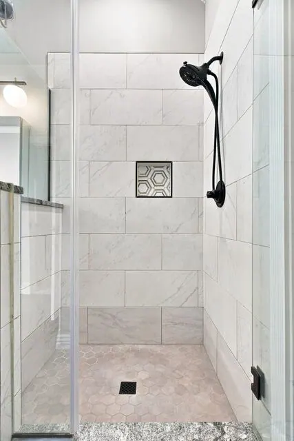 Rebuilt shower floor