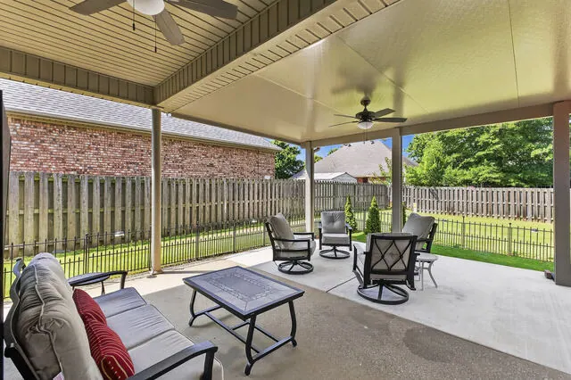 Expanded covered patio
